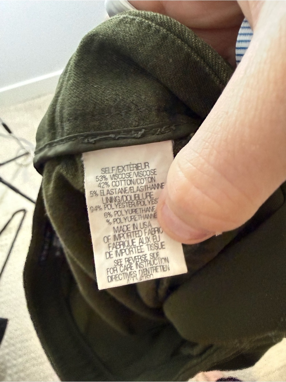 THEORY | Green Adalwen Jetty Pants Size 10 - Picture 6 of 7